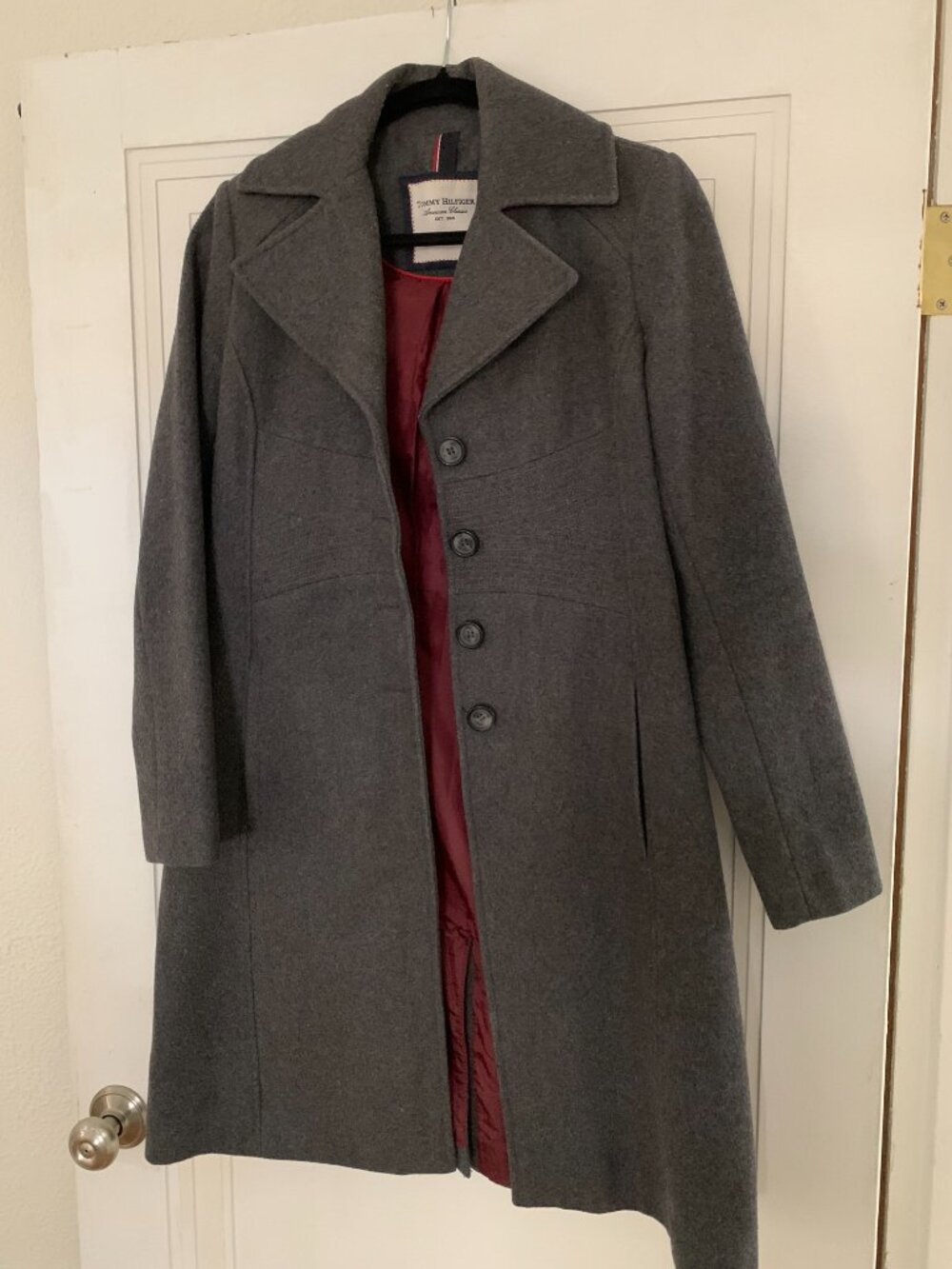 Tommy Hilfiger Womens Wool Coat